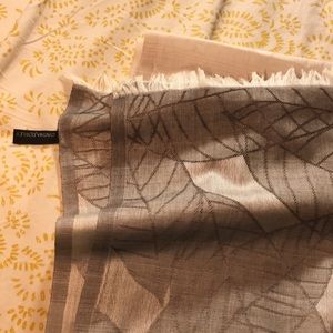 Cynthia Rowley gray ombre pashmina